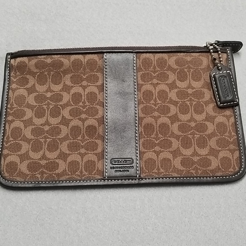 Coach Logo Cosmetic Bag, NWOT